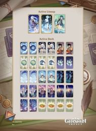 Ayaka Liyue Freeze Deck (Image via HoYoverse)